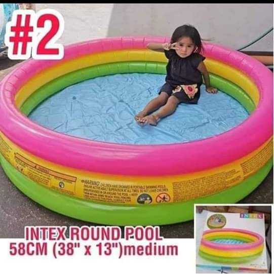 intex round inflatable pool