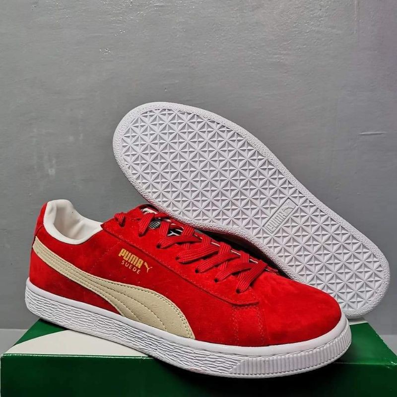 PUMA SUEDE RED FOR MEN | Shopee Philippines
