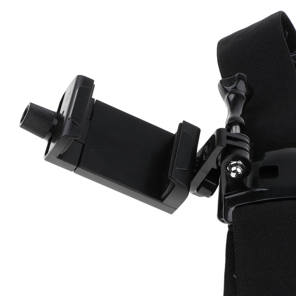 Phone Head Mount GoPro Strap for iPhone, Samsung Note All Smartphones universal adapter connect the clip chest strap #3