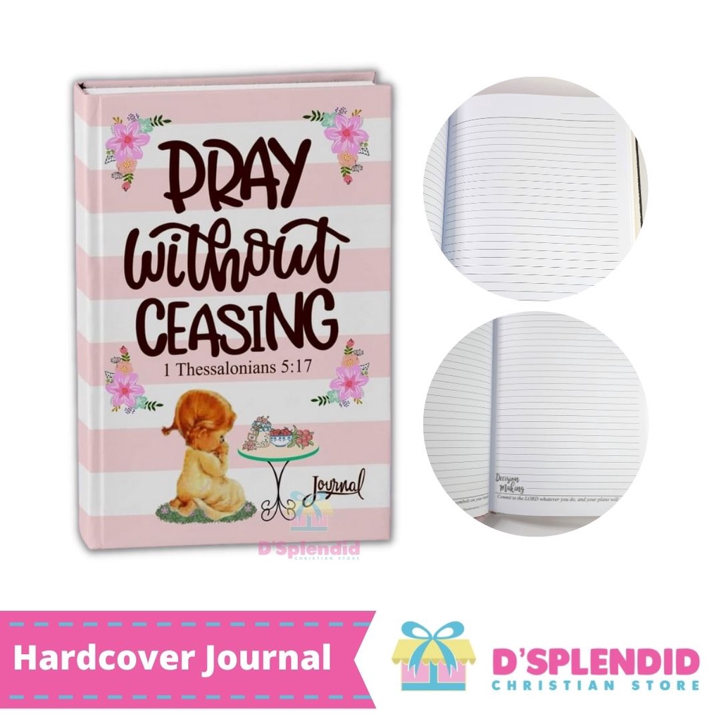 Hardcover Journal With Inspirational Bible Verse Shopee Philippines
