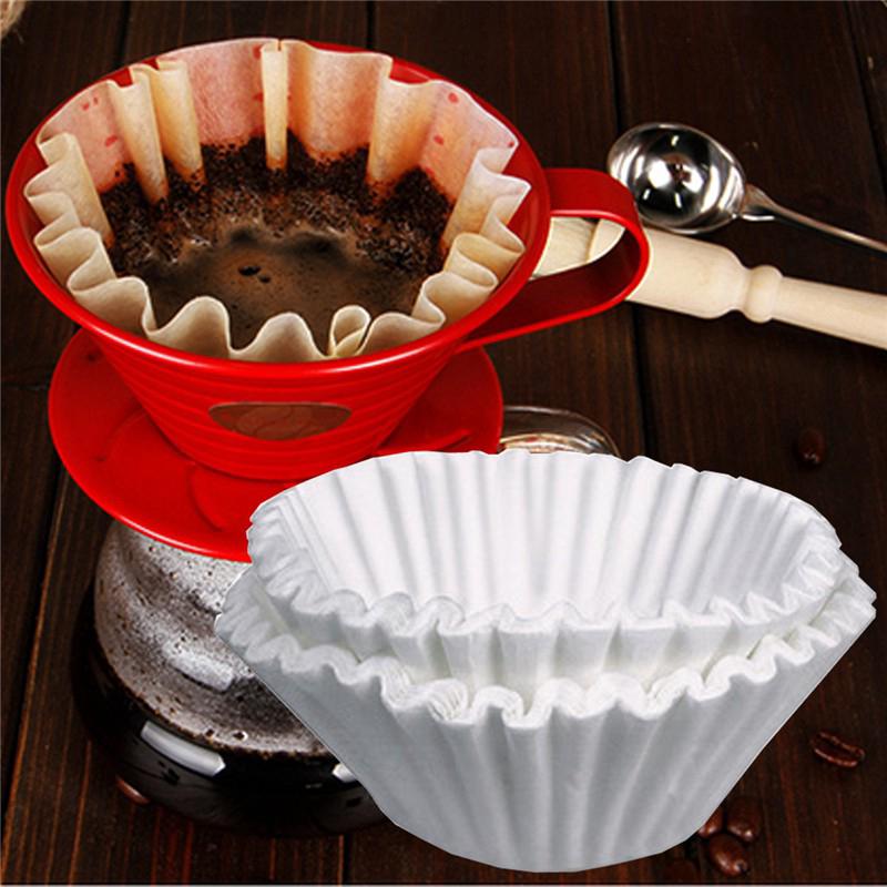 50pcs/Set Coffee Filters Single Serving Paper for Coffee Machine Filter