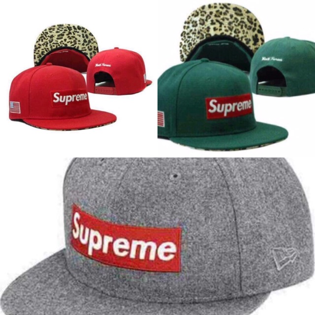 supreme snapback red