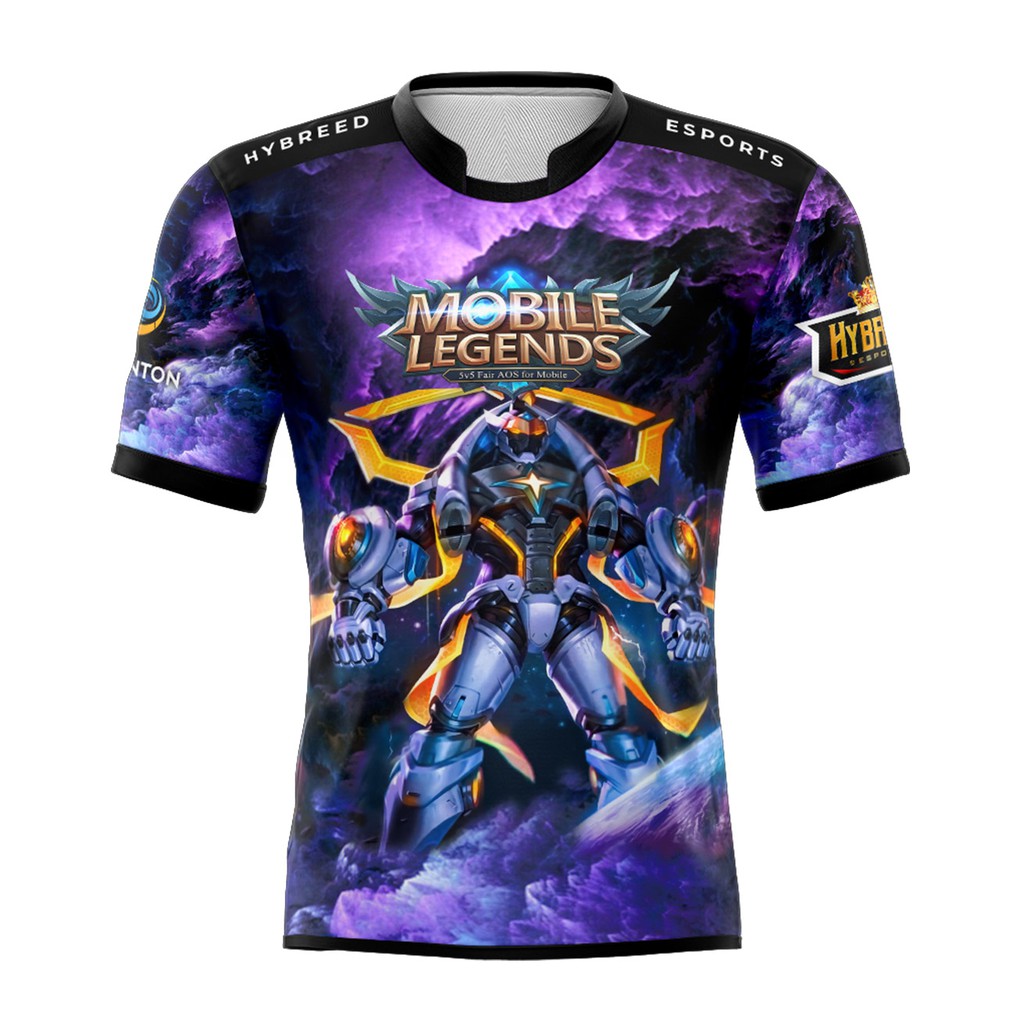Mobile Legends Gatotkaca Sentinel Full Sublimation Chinese Collar