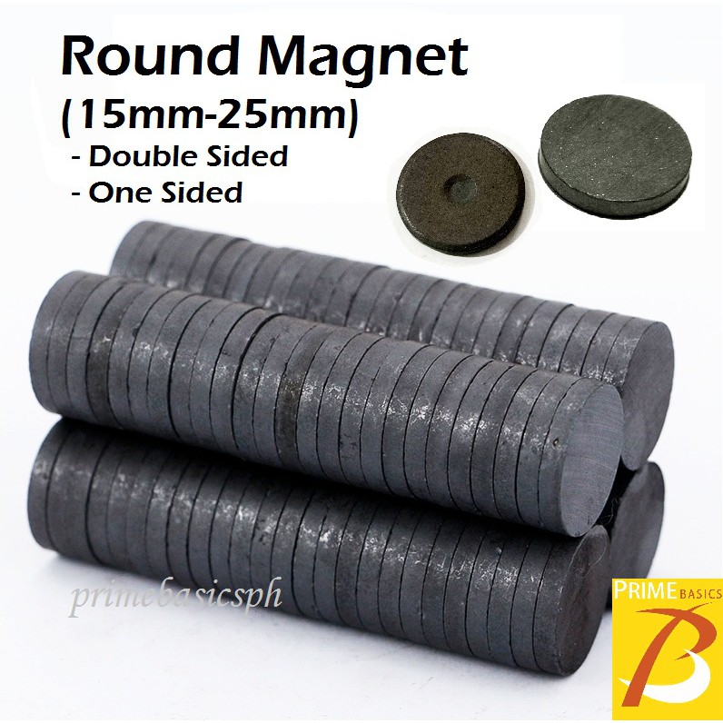 100pcs) Round Ceramic Ferrite Magnet Strong Circular Souvenir Fridge | Shopee Philippines