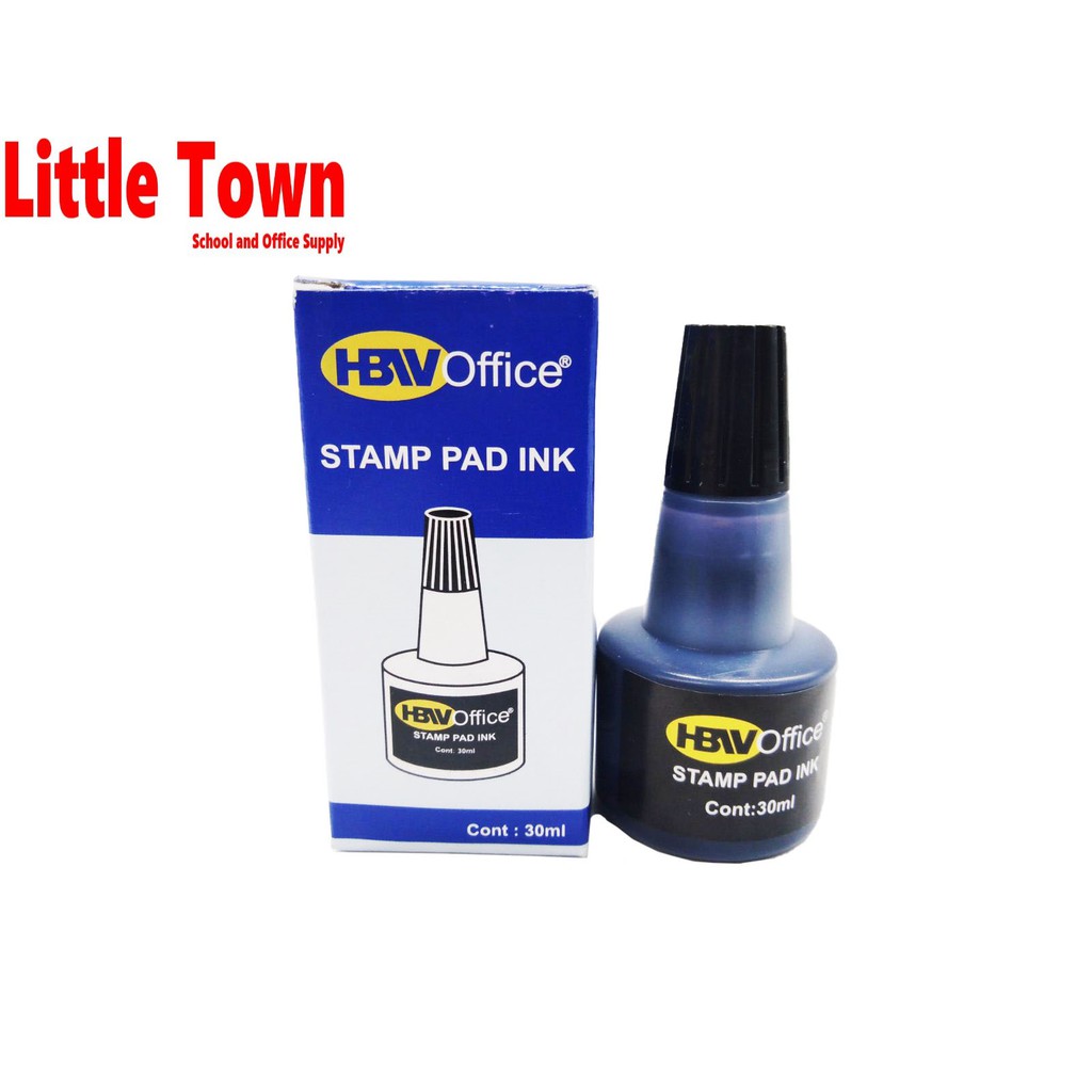 1 Bottle HBW Plastic Stamp Pad Ink 30ml Shopee Philippines