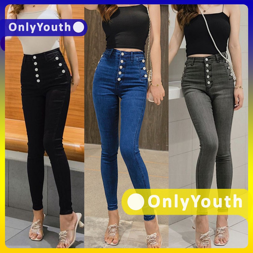 5 button wali jeans