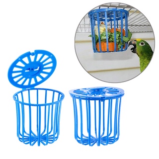1 Pcs Multi-Purpose Cage Hanging Toys Bird Fruit Vegetable Feeder Basket Parrot Feeder Pet Bird Cage Feeder Supplies