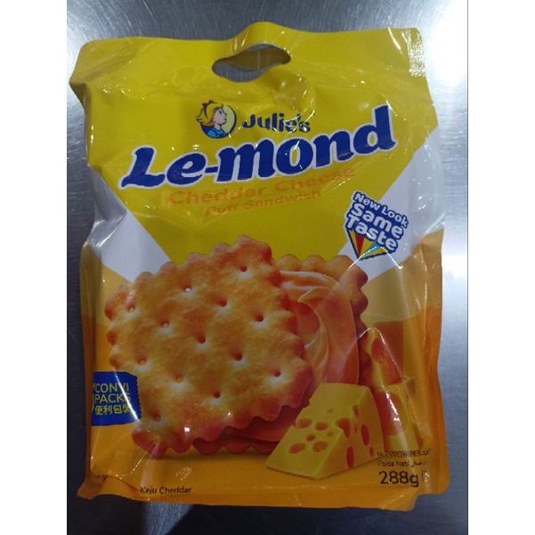 Julie's Lemond Cheddar Cheese Puffed Sandwich 288g Shopee Philippines