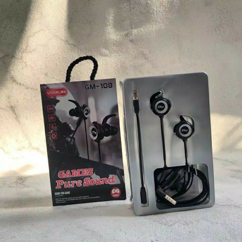 Yesplus Gm 107 Gm 108 Pure Sound 2 Mic For Movie Games Gm 107 Gm 108 Gaming Headset Shopee Philippines