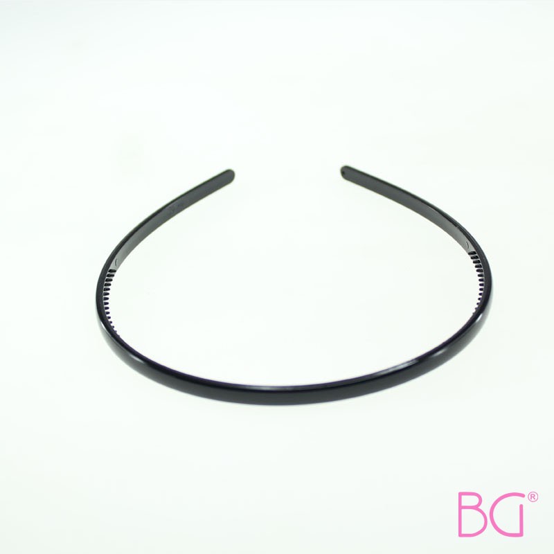 BROADWAY GEMS Black Glossy Thin Headband Plain (HG1) Shopee Philippines