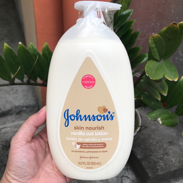 johnson and johnson vanilla oatmeal lotion