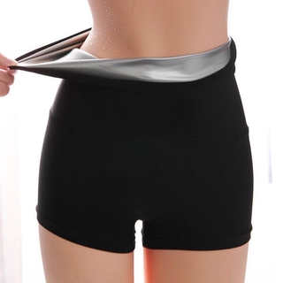 Women Sauna Sweat Pants Thermo Fat Control Legging Body Shapers Fitness Stretch Control Panties Waist Slim Shorts