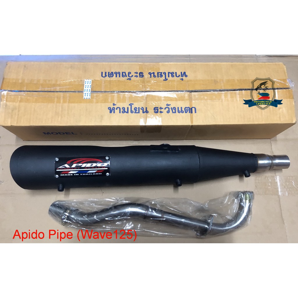 Apido Muffler/PIpe(Wave100,Wave125) | Shopee Philippines