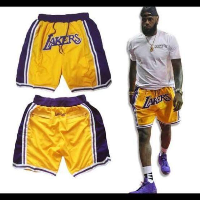 LEBRON JUST DON LAKERS short | Shopee Philippines