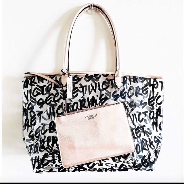 victorias secret beach tote