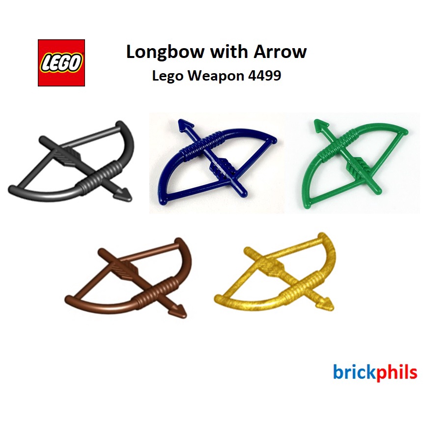 Lego Weapon 4499 - Longbow with Arrow | Shopee Philippines