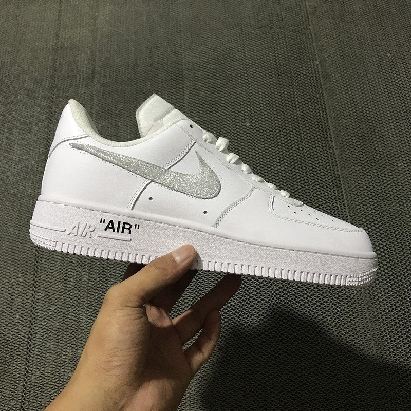 white air force ones in store