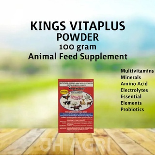 【Ready Stock】▫◐Kings Vitaplus Animal Feed Supplement (100g)