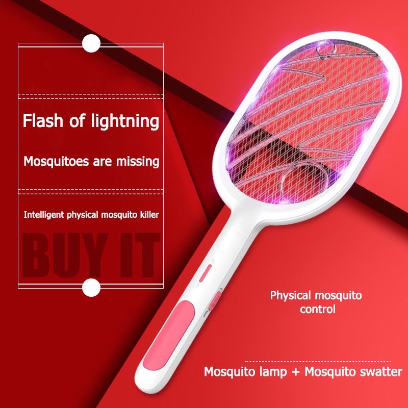 rechargeable bug zapper racket