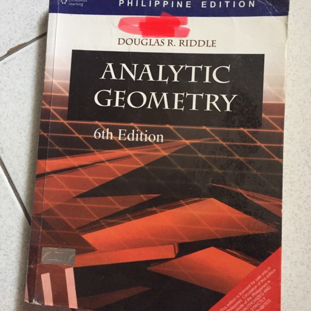 Analytic Geometry book Shopee Philippines