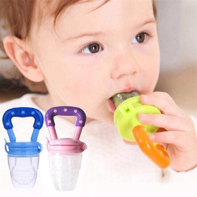 Baby Pacifier Fresh Food Fruit Nibbler Feeder Nipple Shopee