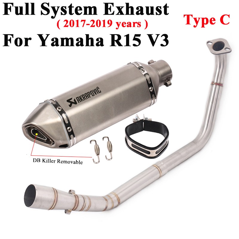 r15 v3 exhaust price