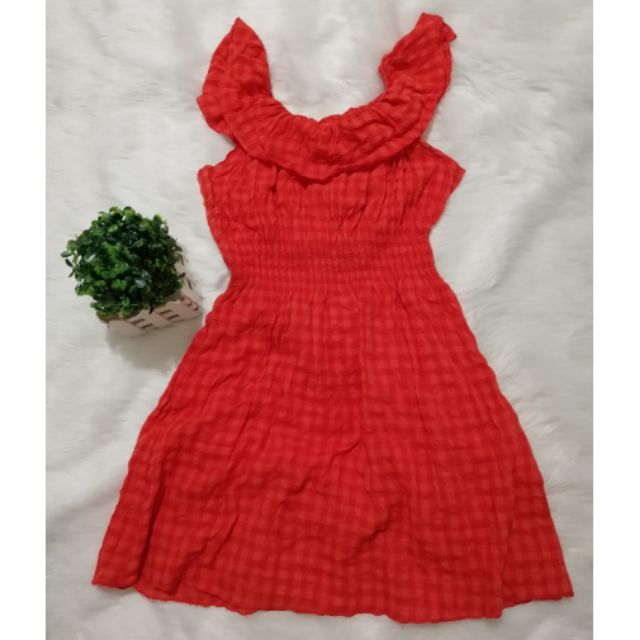 checkered summer dress