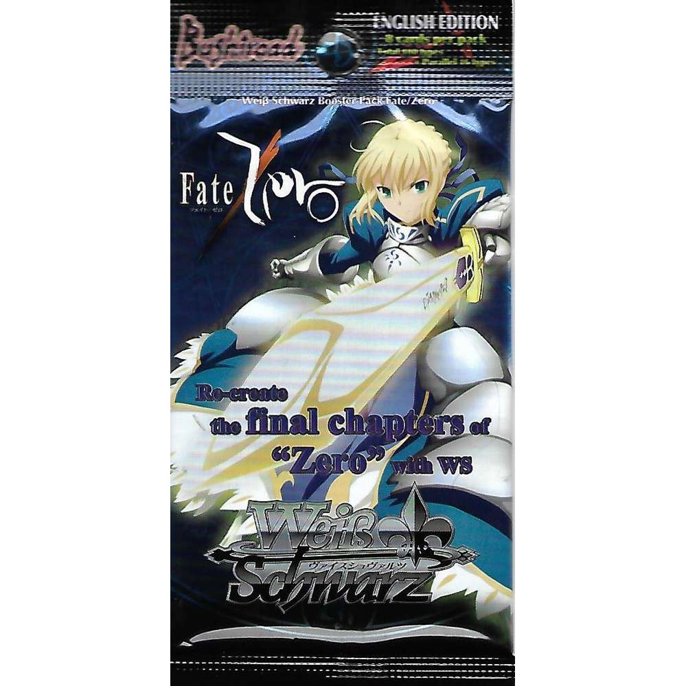 Bushiroad Anime Weiss Fate Zero Pack 8 Random Card Sealed Original New Sp Rrr Super Rare Rr C Saber Shopee Philippines