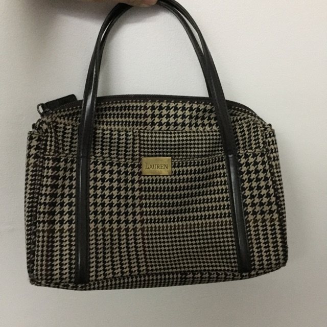 Vintage Authentic Ralph Lauren classic handbag | Shopee Philippines