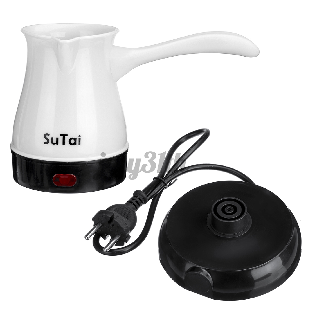 【Good Quality】220V 8Cups Stainless Electric Turkish Coffee Maker