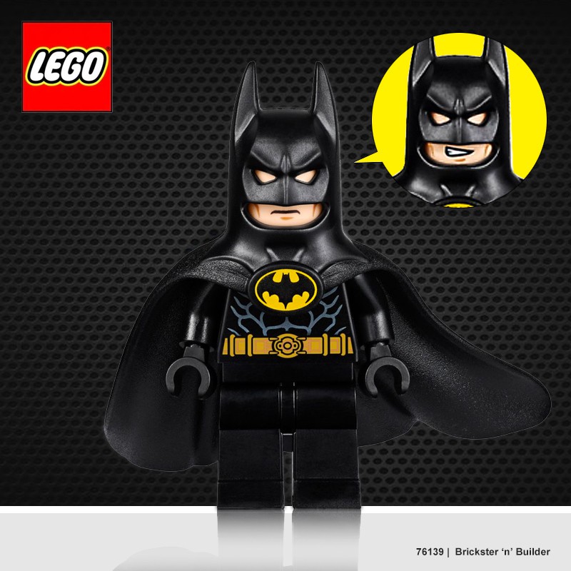 LEGO DC 76139 Tim Burton's Batman - Batman (Michael Keaton) Minifigure -  New | Shopee Philippines