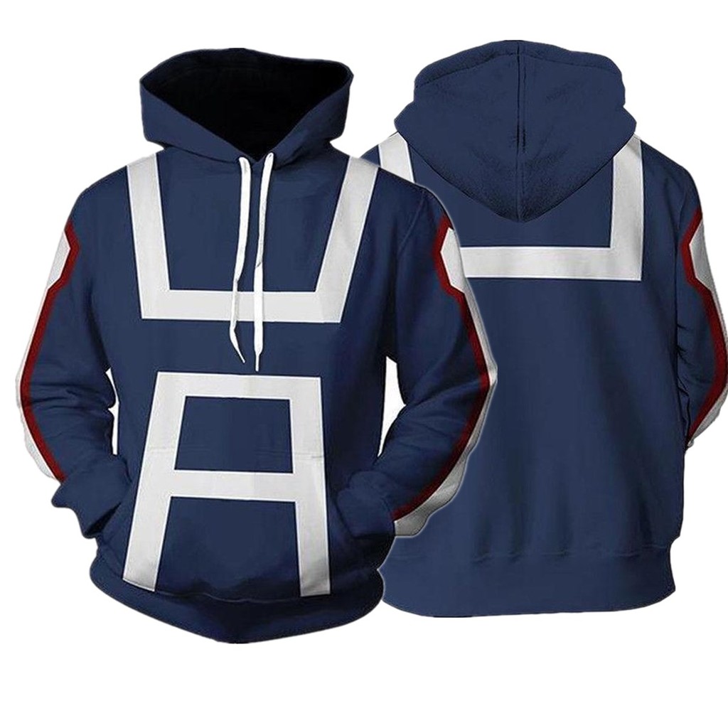 my hero academia gym uniform hoodie