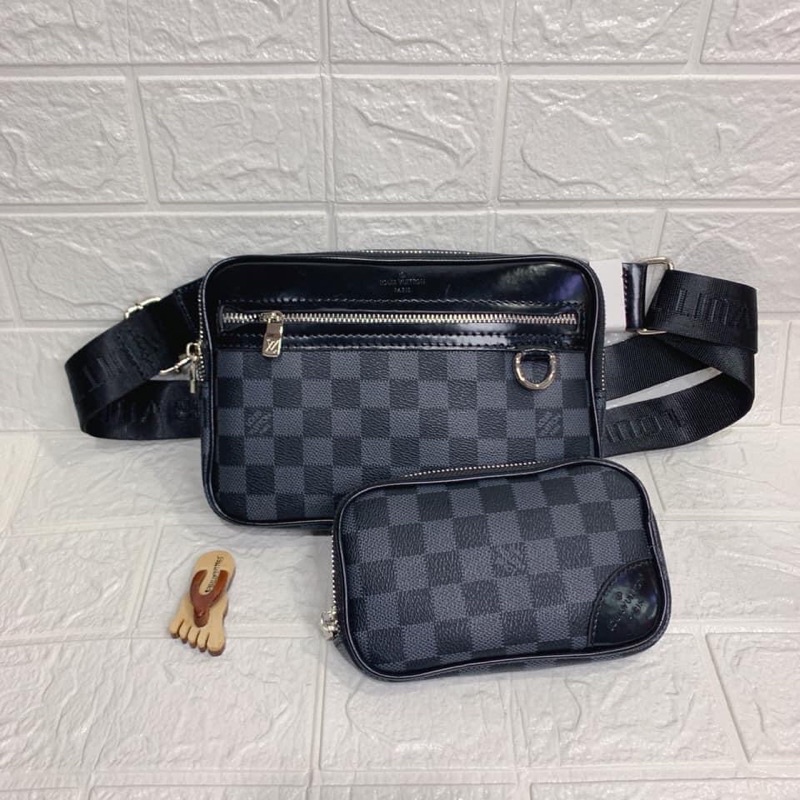 Lv Louis Vuitton 2in1 Mens/Messenger Bag Top Grade (28x12x11cm ...