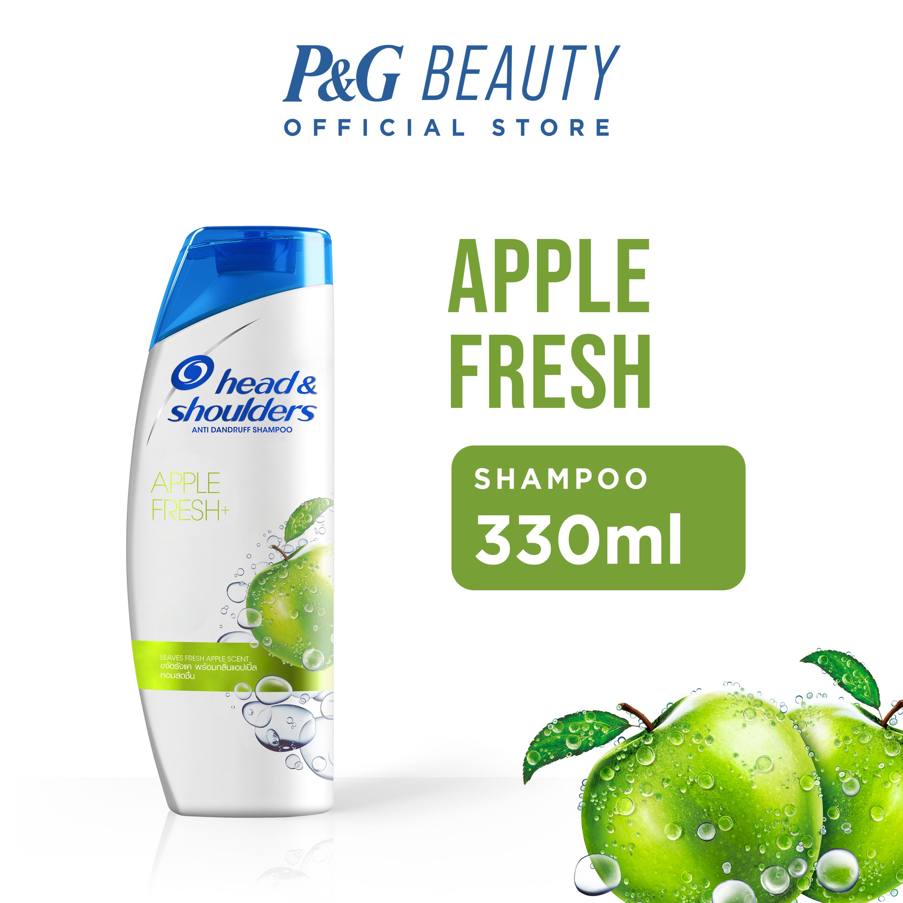Head & Shoulders Apple Fresh Anti Dandruff Shampoo 330ML Shopee