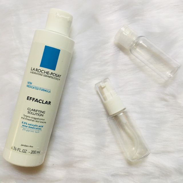 La RochePosay Effaclar Clarifying Solution Acne Toner, 30ml Trial Size