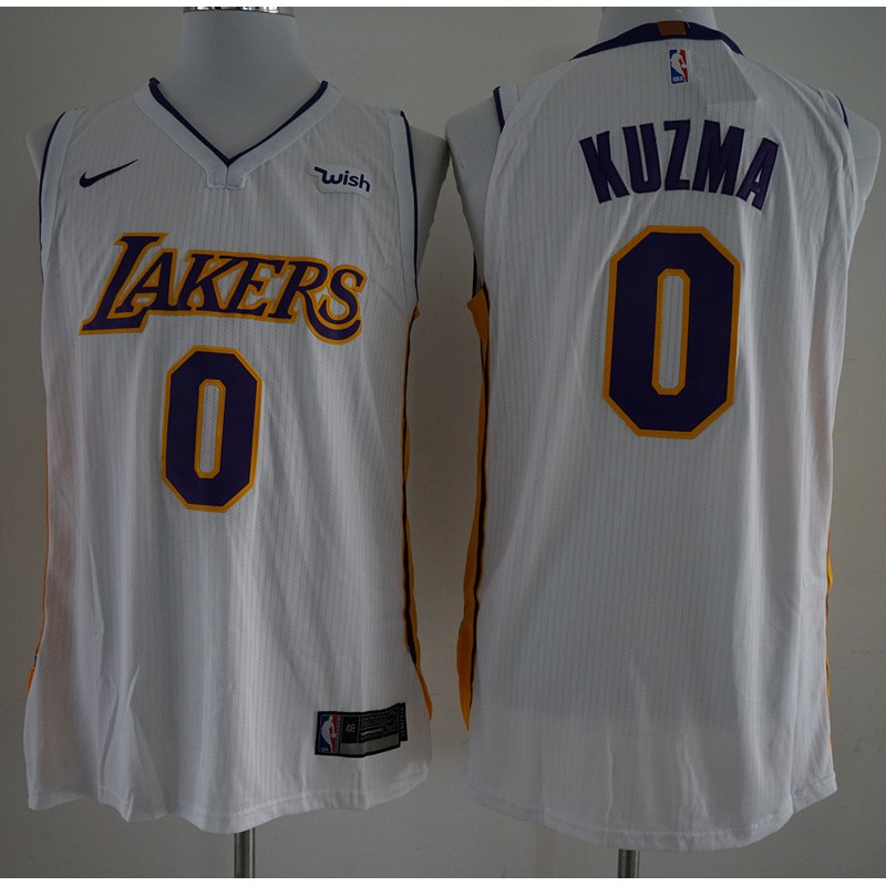 white kuzma jersey