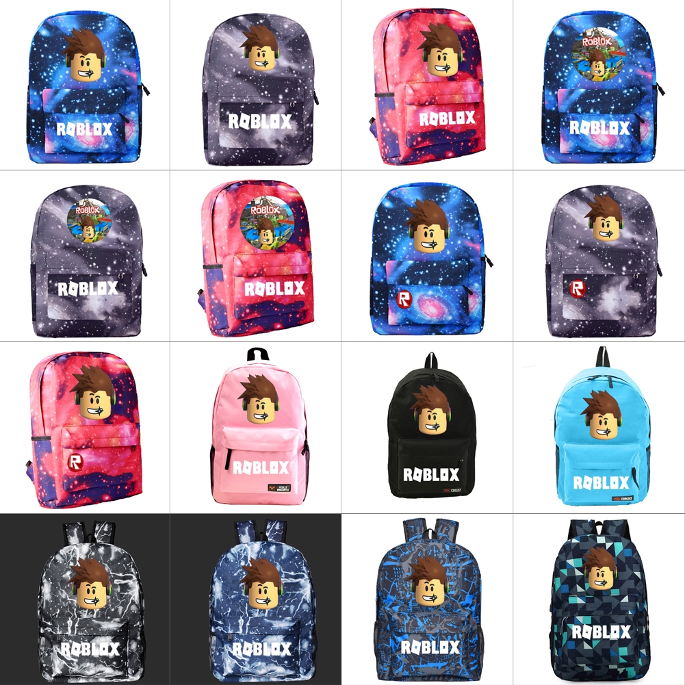 Roblox Game Student Backpack Schoolbag Galaxy Space Shoulder Bag For Boys Girls Travel Casual Backpack Ransel Beg Sekolah Shopee Philippines - cute galaxy roblox character boy