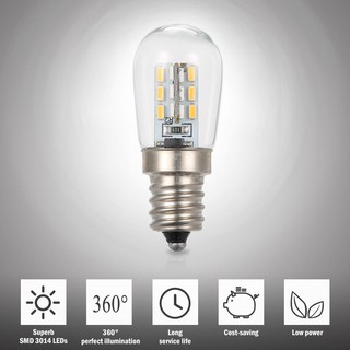 AC220V LED Mini Refrigerator Light Fridge Lamp E12 Bulb Base Socket Holder #3