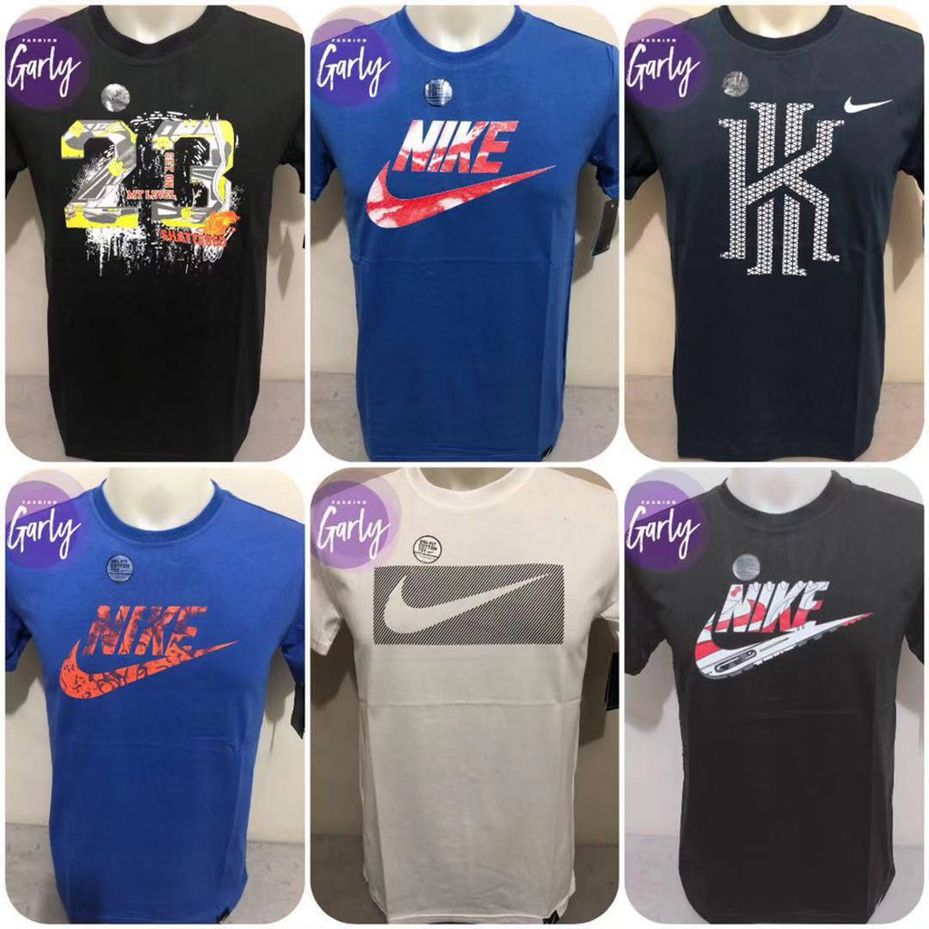 blue nike t shirt mens