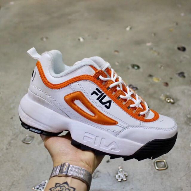 orange fila disruptor 2