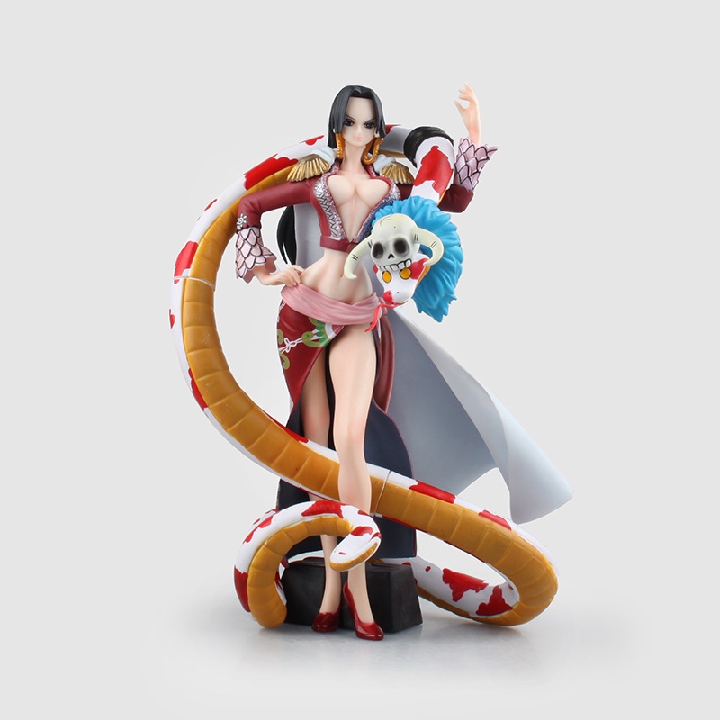 Anime 23cm One Piece Boa Hancock With Snake Pvc Figure Collectible Model Toys Gift Shopee Philippines