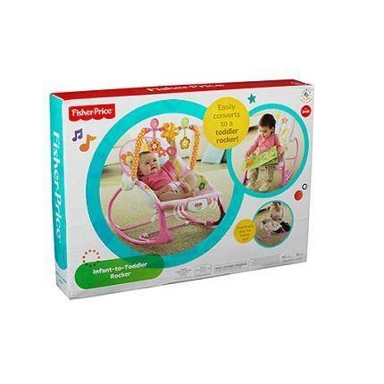 fisher price pink bunny infant to toddler rocker