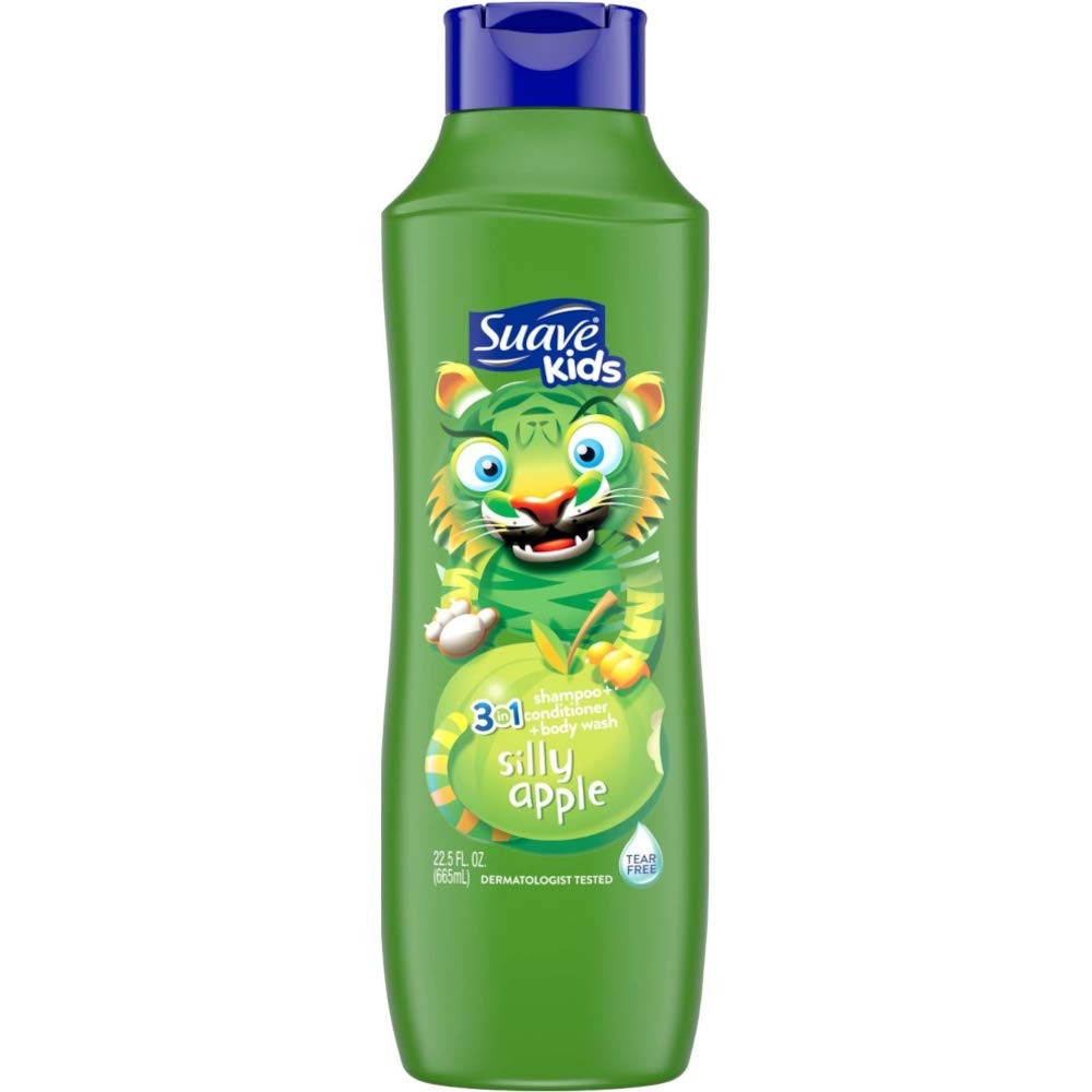 Suave Kids Silly Apple 3in1 Shampoo, Conditioner, Body Wash 665ml ...