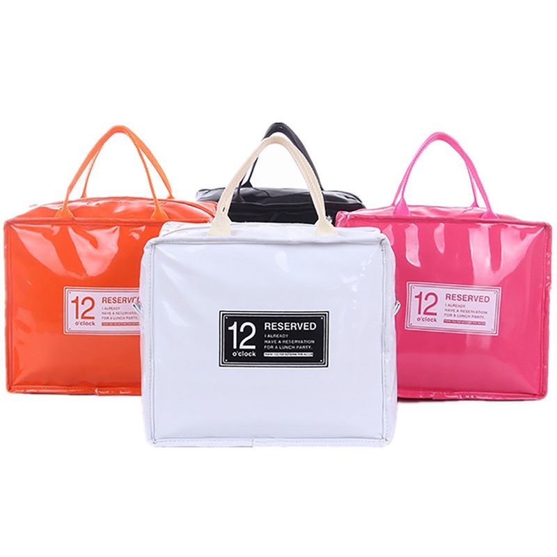 leather insulated lunch bag