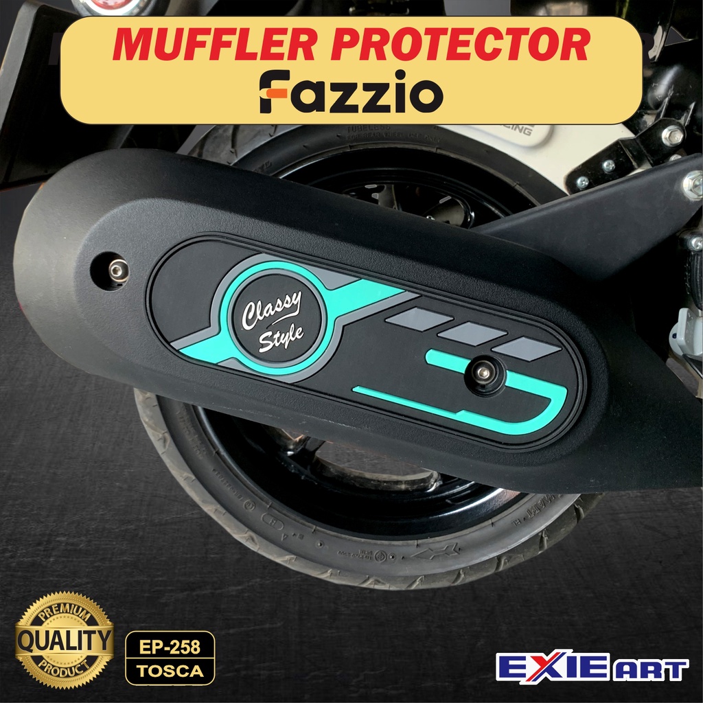 Fazzio MUFFLER PROTECTOR YAMAHA FAZZIO Accessories Shopee Philippines