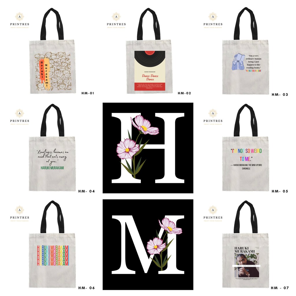 Haruki Murakami Signature | Tote Bag