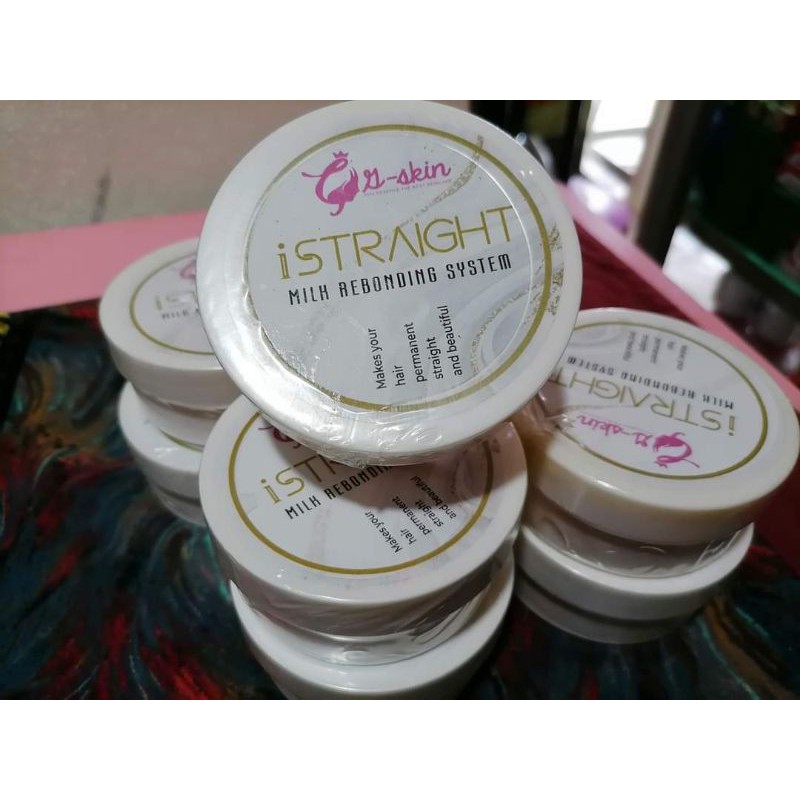 Istraight Milk Rebonding System By Gskin Diy Straightening Cream