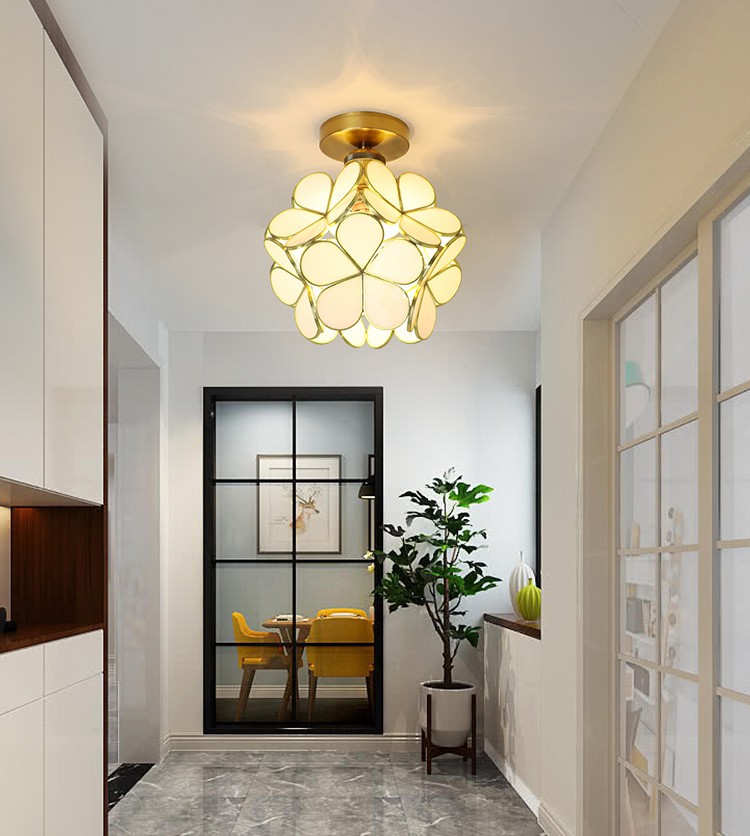 Modern Ceiling Light Flower Design Surface Mounted Ceiling Fixtures for