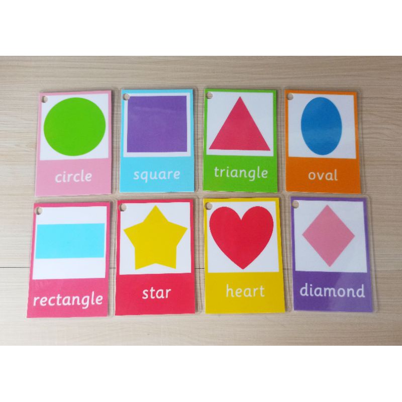 Laminated Flash Cards -SHAPES | Shopee Philippines