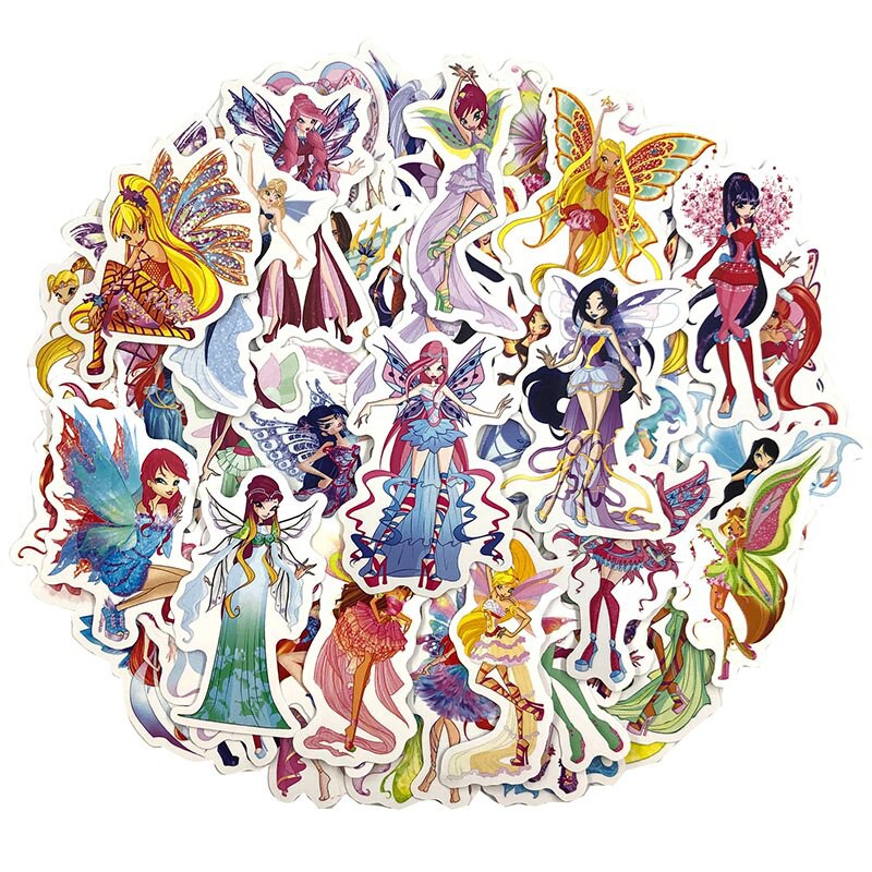 5pcs Winx Club Cartoons Stickers | Shopee Philippines